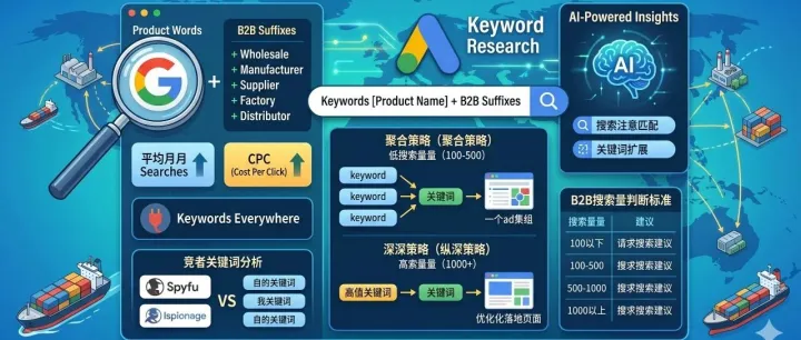 如何进行谷歌广告<em>关键词</em>调研？外贸B2B<em>关键词</em>调研指南