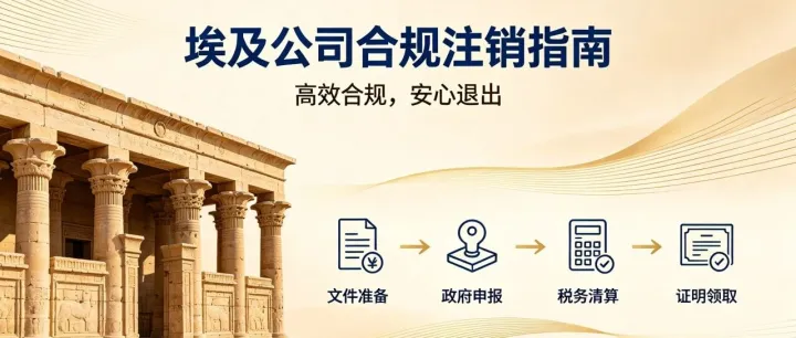 登尼特——埃及公司<em>合</em>规<em>注销</em>，一站式专业服务