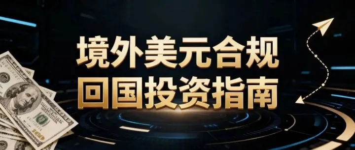 境外美元合规回国投资的2种核心路径，讲得明明白白