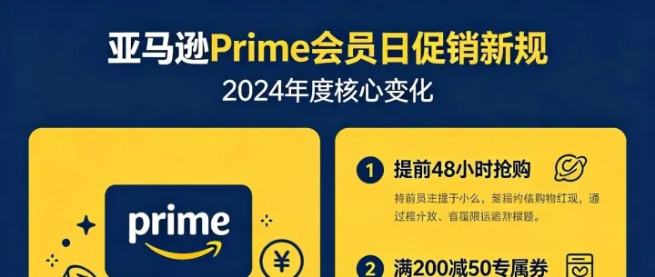 Prime Day资格费用双收紧，早鸟有优惠