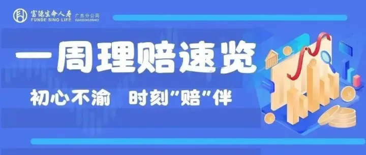 【4月第3周】富德生命人寿广东分公司一周理赔速览