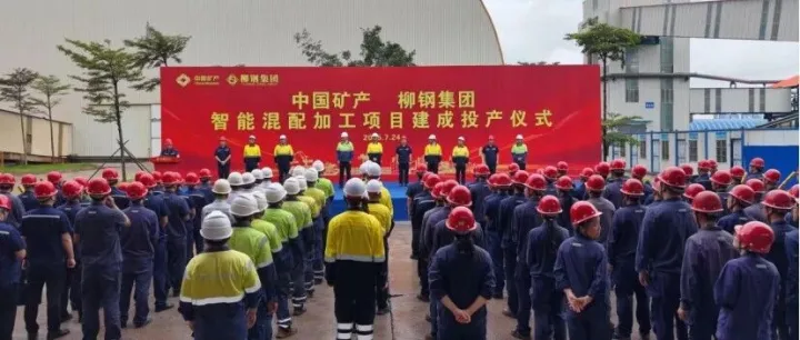 国链广西智能混配加工项目正式建成投产