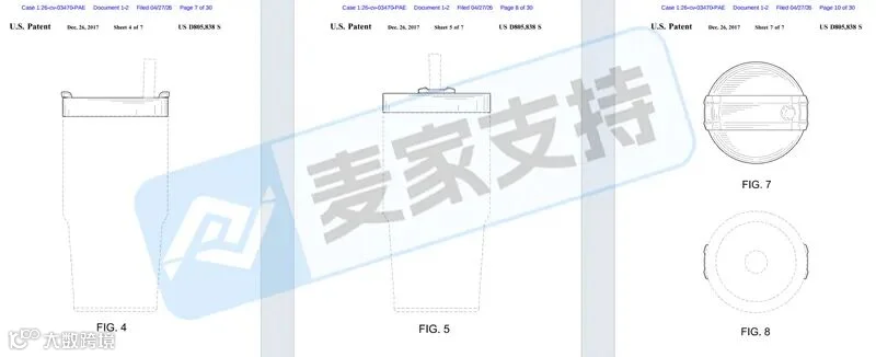 6-cv-03470，百年水杯品牌Stanley申请TRO维权！商标&专利全面封杀，跨境卖家立即下架"