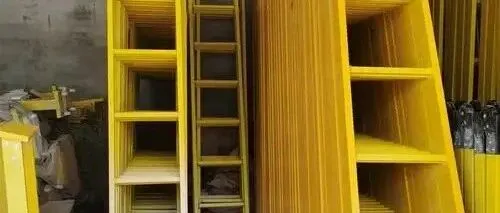 电力检修玻璃钢直梯 外墙登高安全爬梯