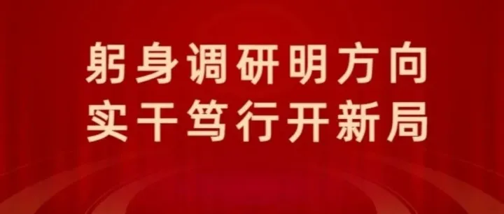 躬身调研明方向  实干笃行开新局 奋力冲刺 “双过半” 推动集团高质量发展再攀新高