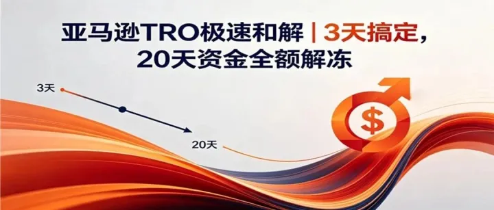 【麦家支持案例分享】亚马逊TRO极速和解｜3天搞定，20天资金全额解冻