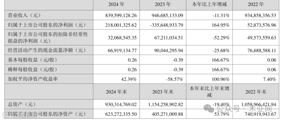 装饰纸龙头聚力文化（原帝龙新材）2024年净利2.18亿元 同比扭亏