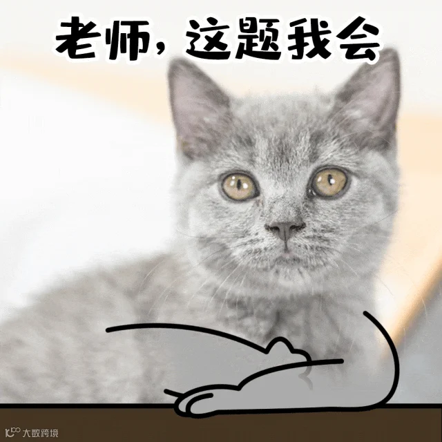 摄图网_401808921_上课学生交友考试做题举手猫咪宠物GIF（企业商用）.gif