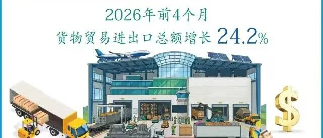 2026年前4月越南货物贸易进出口概况
