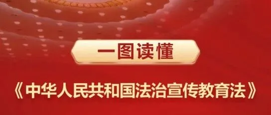 一图读懂《中华人民共和国法治宣传教育法》
