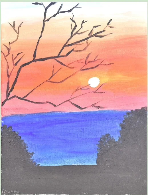 9.《枝头》——直属第一党支部赵芝莹.png