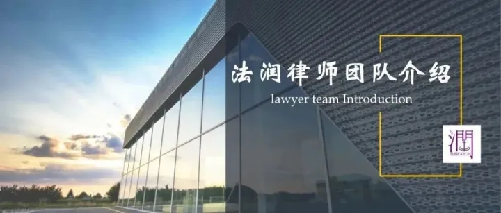 团队介绍丨法润律师团队介绍