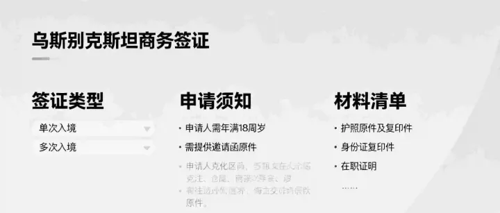 乌兹别克斯坦<em>商务</em><em>签</em>新规：一年多次落地<em>签</em>到底怎么拿？