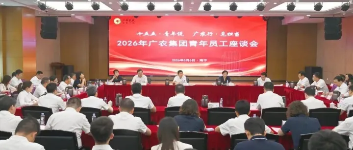 激荡青春力量，共绘“十五五”新蓝图——广农集团举办青年员工座谈会