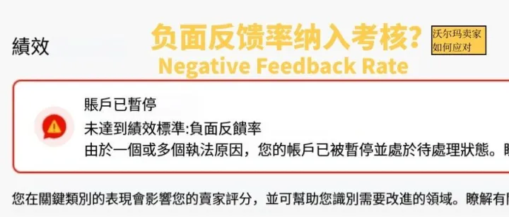 紧急预警！沃尔玛新增差评率正式考核，不达标直接暂停