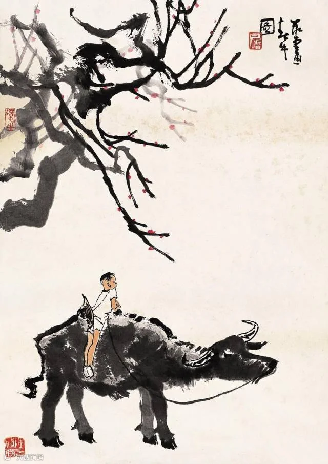 【数风流人物】李可染画牛欣赏