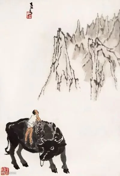 【数风流人物】李可染画牛欣赏
