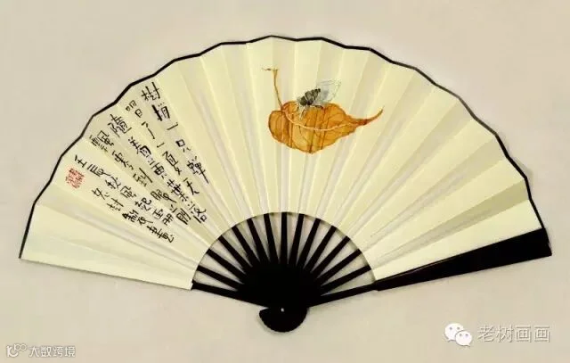 树梢一只蝉,唱了一夏天。随着黄叶落,飘零到眼前。.jpg