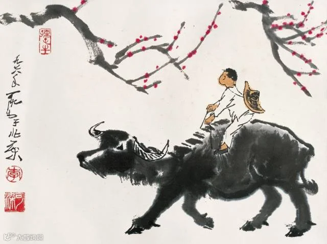 【数风流人物】李可染画牛欣赏