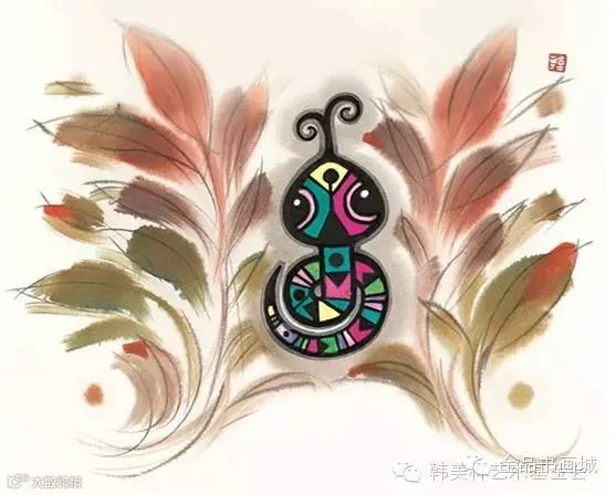 惹人怜爱!韩美林动物水墨作品欣赏