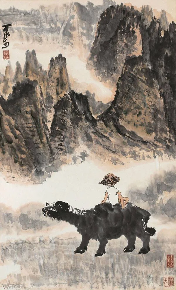 【数风流人物】李可染画牛欣赏