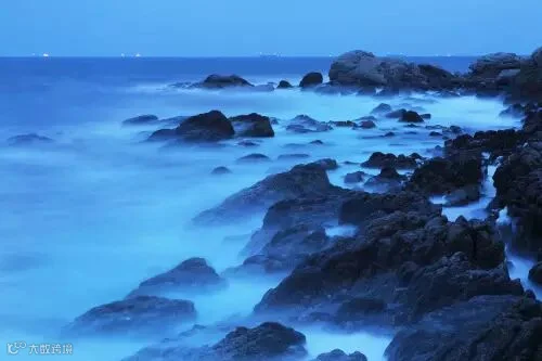《大海的柔情》 地点:北戴河 摄影:周秦明