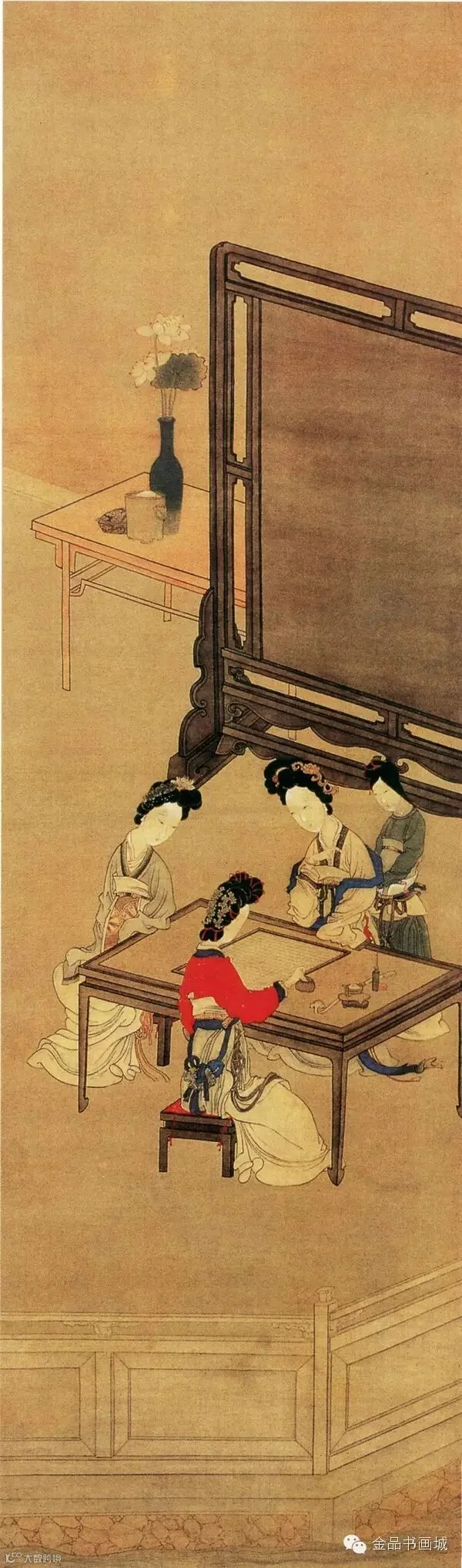 明·陈字《仕女图》 现藏清华大学美术学院