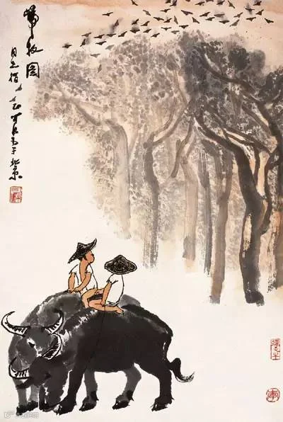 【数风流人物】李可染画牛欣赏