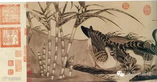 赵佶 - 柳鸦芦雁图