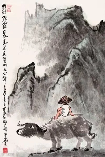 【数风流人物】李可染画牛欣赏