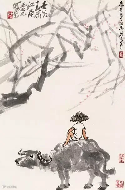 【数风流人物】李可染画牛欣赏