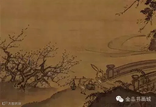《春游晚归图》 明 戴进 现藏台北故宫博物院
