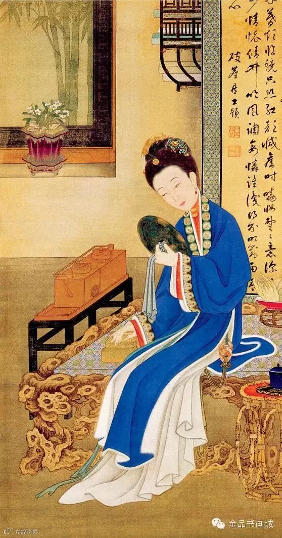 清·佚名《雍正妃行乐图》之一