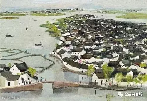 ▲ 吴冠中《鲁迅故居》