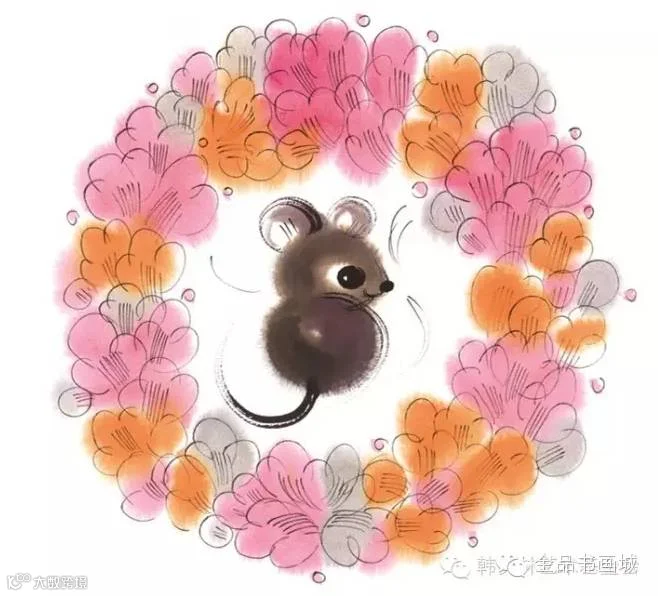 惹人怜爱!韩美林动物水墨作品欣赏