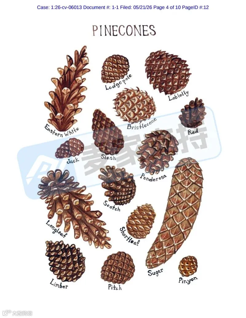 6-cv-06013，动植物图鉴版权精准打击，这35店别等TRO冻结才后悔！"
