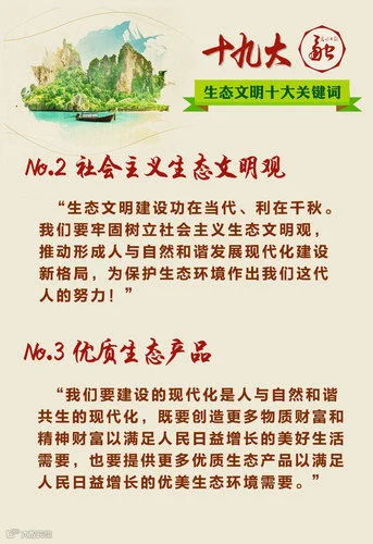 守护绿水青山:十九大报告都说了啥