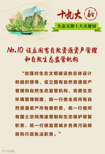 守护绿水青山:十九大报告都说了啥