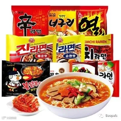 10 Packs Of Classic Korean Instant Noodles