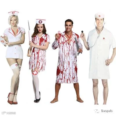 Bloody Doctor & Nurse Costumes