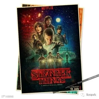 Stranger Things Vintage Style Poster