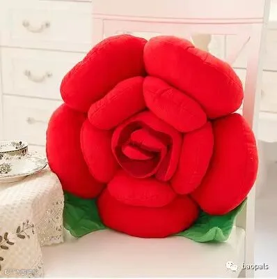 decorative rose pillow