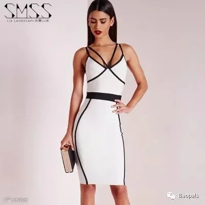 SMSS White Sling Club Dress
