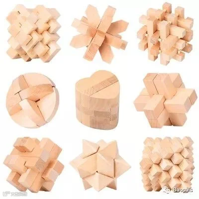 Kong Ming Lock Puzzles, Sets of 9