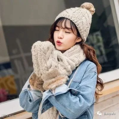 Women’s Hat,Scarf & Gloves Set