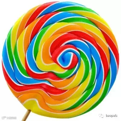 rainbow lollipop