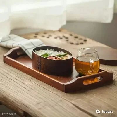 wooden serving tray