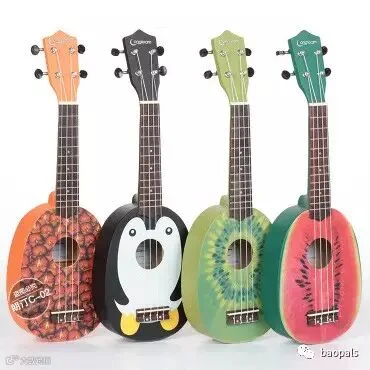 fruit ukeleles