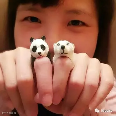 cute animal ring