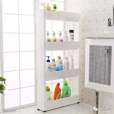 narrow storage shelf